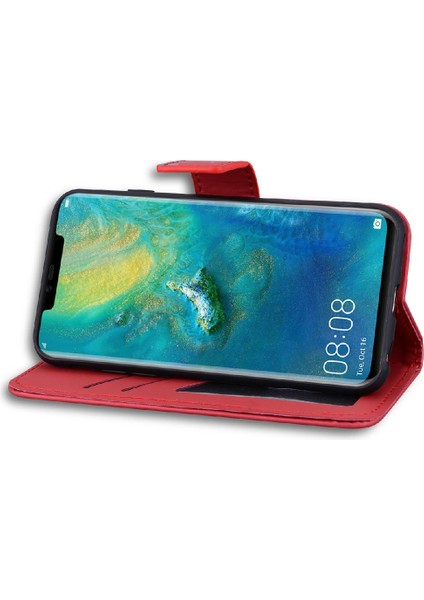 Huawei Mate 20 Pro Için Flip Case Kapak Basit Iş Deri Kılıf (Yurt Dışından)