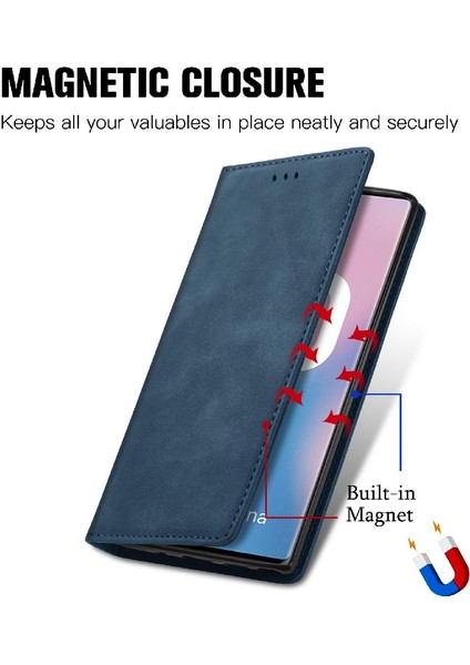 Samsung Not 10 Için Kılıf Darbeye Kapak Kapak Basit Iş Deri (Yurt Dışından) fırsatları