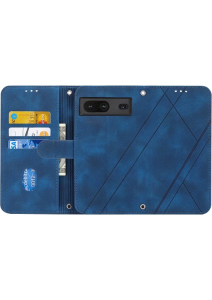 Google Pixel 7 Pro Kickstand Pu Deri Kapak Için Filp Durumda El Cüzdan (Yurt Dışından)