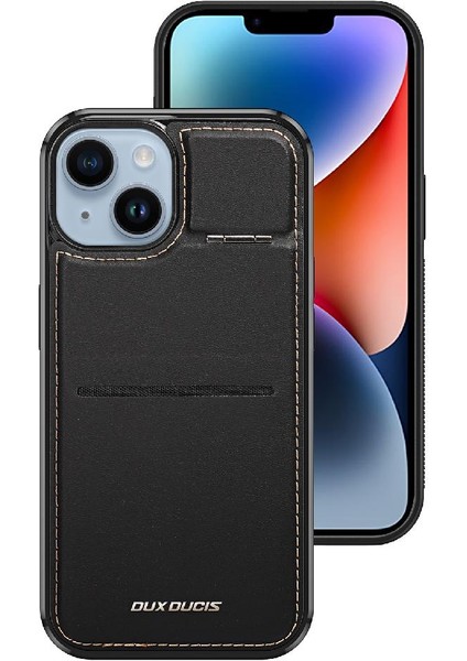 Kickstand Kredi Kartı Sahibi ile IPhone 15 Artı Cüzdan Için Duducase Durumda (Yurt Dışından)