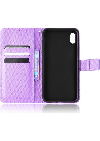 IPhone X/xs Kickstand Kart Tutucu Manyetik Cüzdan Kapağı Için Kılıf (Yurt Dışından)