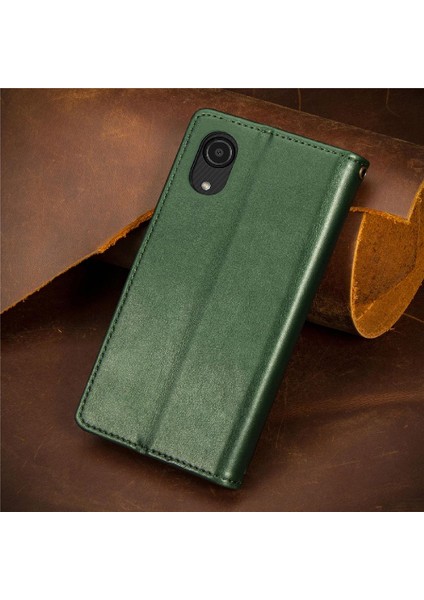 Samsung Galaxy A03 Çekirdek Zarif Iş Deri Kılıf Cüzdan (Yurt Dışından) modelleri