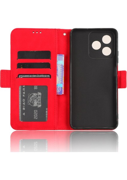 Realme C51 4g Deri Cüzdan Kapak Için Kılıf Ayarlanabilir Ayrılabilir Kart (Yurt Dışından)