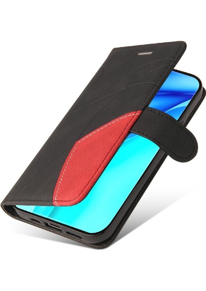 Huawei P50 Pro Pu Deri Flip Folio Kılıf Kickstand Koruyucu (Yurt Dışından)