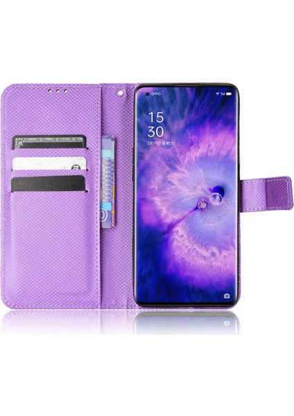 Oppo Bulmak Için Kılıf X5 Kickstand Manyetik Cüzdan Kart Tutucu Kapak (Yurt Dışından)