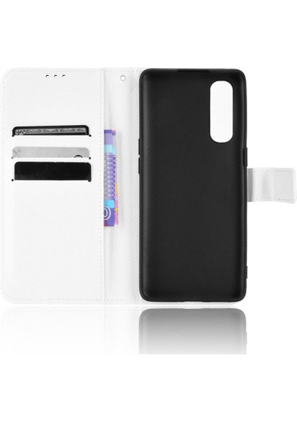 Oppo Oppo 3 Pro Için Kickstand Kapak Manyetik Cüzdan Kart Tutucu (Yurt Dışından)