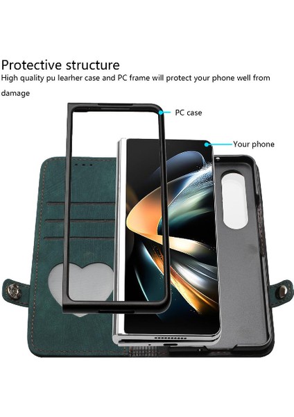 Samsung Galaxy Z Fold 4 Telefon Kılıfı Için Kılıf (Yurt Dışından)