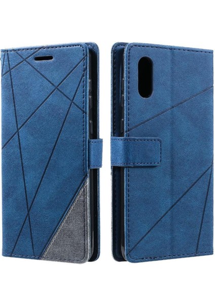 Samsung Galaxy A02/M02 Darbeye Dayanıklı Manyetik Cüzdan Flip Folio Pu (Yurt Dışından)