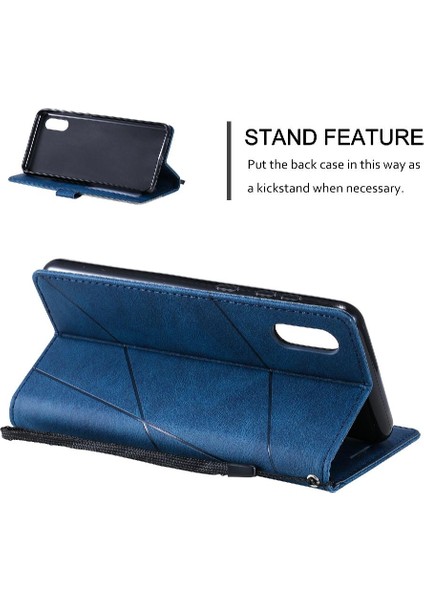 Samsung Galaxy A02/M02 Darbeye Dayanıklı Manyetik Cüzdan Flip Folio Pu (Yurt Dışından)