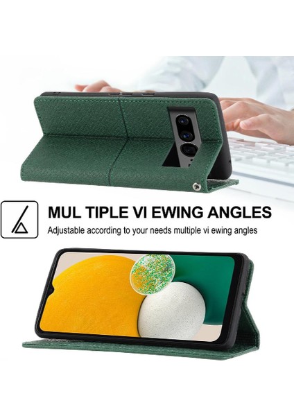 Google Piksel 7 Pro Kredi Kartı Tutucu Flip Için Kılıf Folio Kitap El Cüzdan (Yurt Dışından)