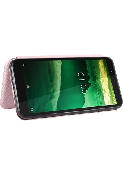 Nokia C2 Deri Folio Flip Case Için Kılıf Tam Koruma Kartı Ekleme (Yurt Dışından) modelleri