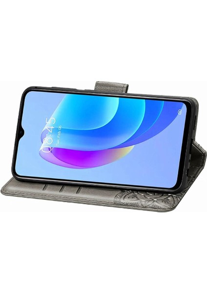 Tecno Kıvılcım 10C Çok Renkli Kelebek Iş Kanat Cüzdan Için Kılıf (Yurt Dışından)