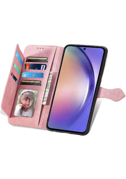 Samsung Galaxy Case 5g Cüzdan Flip Fermuar Tarzı Çok Renkli Yuvası (Yurt Dışından)