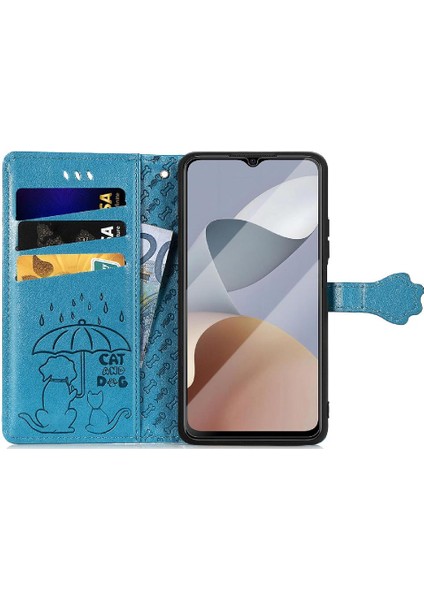 Zte A54 Karikatür Hayvanlar Için Kılıf Deri Kılıf Darbeye Kısa Kayış Flip (Yurt Dışından) fiyatları