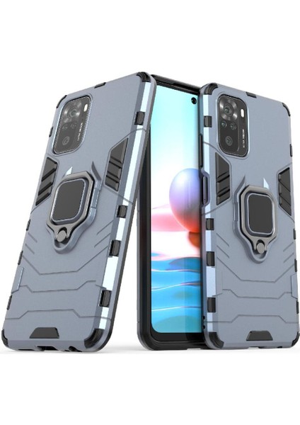 Xiaomi Redmi Not 10 4g Darbeye Kapak Için Kickstand Askeri Damla (Yurt Dışından)