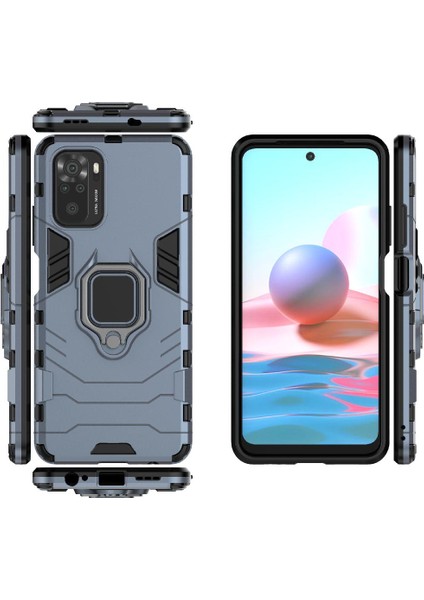 Xiaomi Redmi Not 10 4g Darbeye Kapak Için Kickstand Askeri Damla (Yurt Dışından) fırsatları