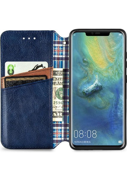 Huawei Mate 20 Için Kılıf Pro Moda Tasarım Cüzdan Fonksiyonu Deri Kılıf (Yurt Dışından)