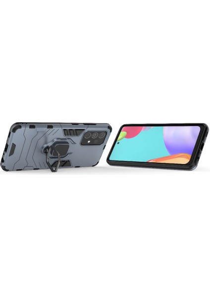 Samsung Galaxy A52 5g Kickstand Için Kılıf 360 &deg; Dönen Halka Darbeye Damla (Yurt Dışından)