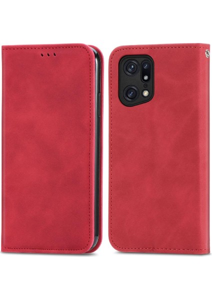 Oppo Bulmak Için Kılıf X5 Deri Kılıf Kordon Fermuar Cüzdan Basit Iş (Yurt Dışından)