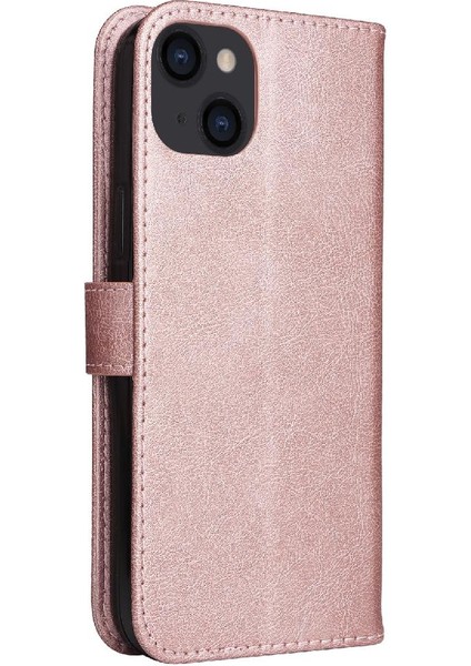 Kart Yuvası ile iphone 14 Için Flip Case Artı Yüksek Kaliteli Deri Klasik (Yurt Dışından)