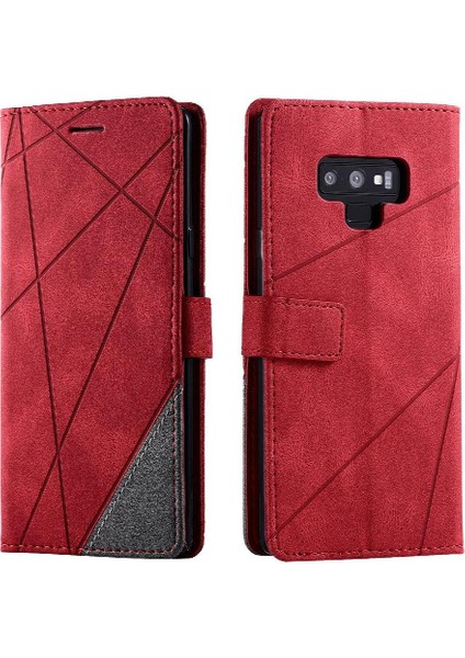 Samsung Galaxy Not 9 Için Kılıf Pu Deri Darbeye Kart Tutucu Kickstand (Yurt Dışından)