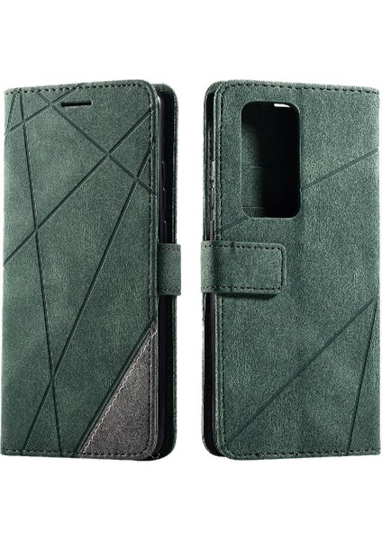 Huawei P40 Pro Manyetik Cüzdan Flip Için Kılıf Folio Kart Tutucu Kickstand (Yurt Dışından)