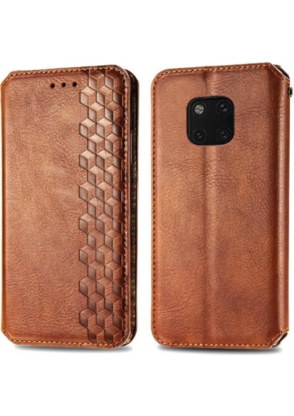 Huawei Mate 20 Için Kılıf Pro Moda Tasarım Cüzdan Fonksiyonu Deri Kılıf (Yurt Dışından)