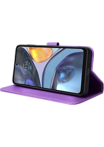 Motorola Moto G22 Manyetik Cüzdan Kart Tutucu Kickstand Kapak Için Kılıf (Yurt Dışından) fırsatları