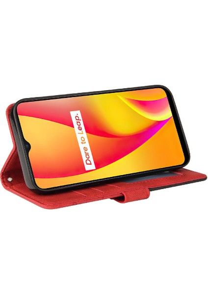 Kart Yuvası Standı Iki Renkli Realme C15 Kickstand Koruyucu Kılıf (Yurt Dışından) indirimleri