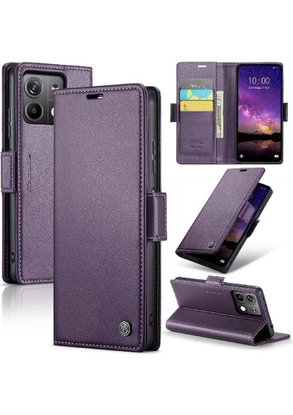 Xiaomi Redmi Not 13 5g Cüzdan Durumda Kart Yuvası Darbeye Dayanıklı (Yurt Dışından)