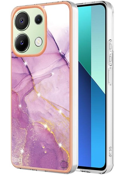 Xiaomi Redmi Için Not 13 4g Mermer Desen Yumuşak Tampon Koruma Tpu (Yurt Dışından)