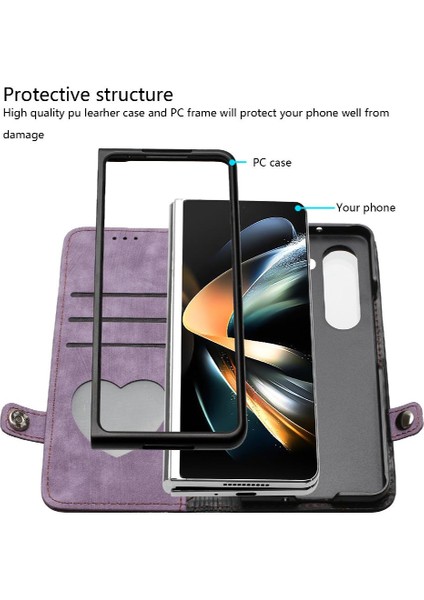 Samsung Galaxy Z Fold 5 Telefon Kılıfı Için Kılıf (Yurt Dışından)
