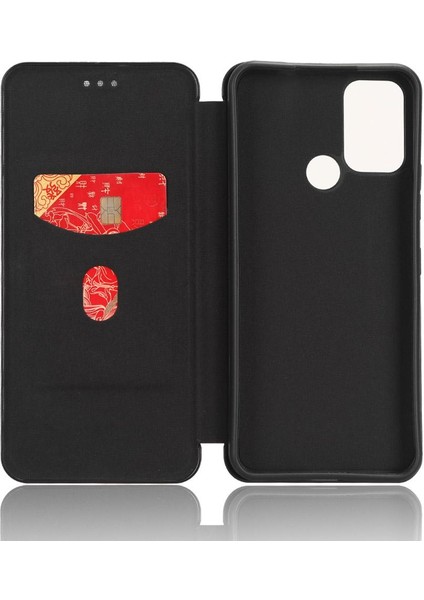 Manyi Mall Nokia C22 Için Kılıf Tam Koruma Deri Folio Flip Case Manyetik (Yurt Dışından)