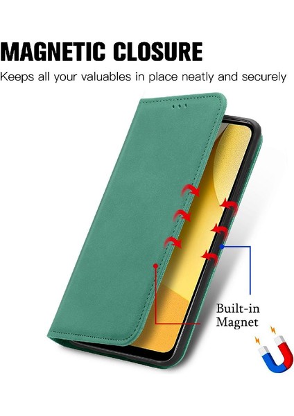 Vivo Y16 Kordon Basit Iş Fermuar Deri Çanta Cüzdan Için Kılıf (Yurt Dışından)