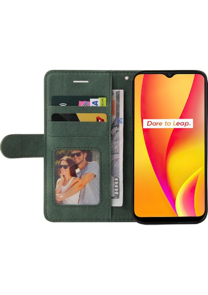 Kart Yuvası Standı Iki Renkli Realme C15 Kickstand Koruyucu Kılıf (Yurt Dışından) fiyatları