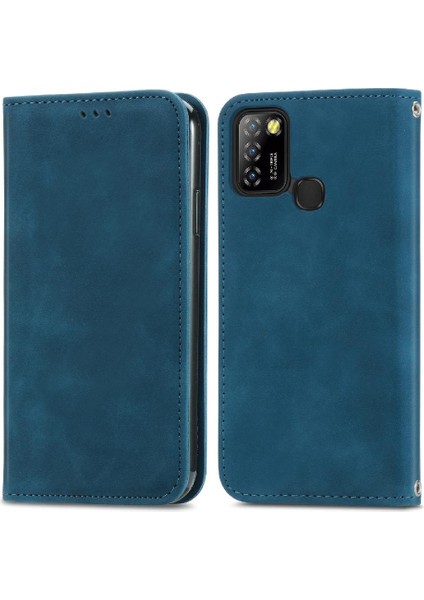 Infinix Sıcak 10 Lite Basit Iş Fermuar Deri Çanta Cüzdan Için Kılıf (Yurt Dışından) fırsatları