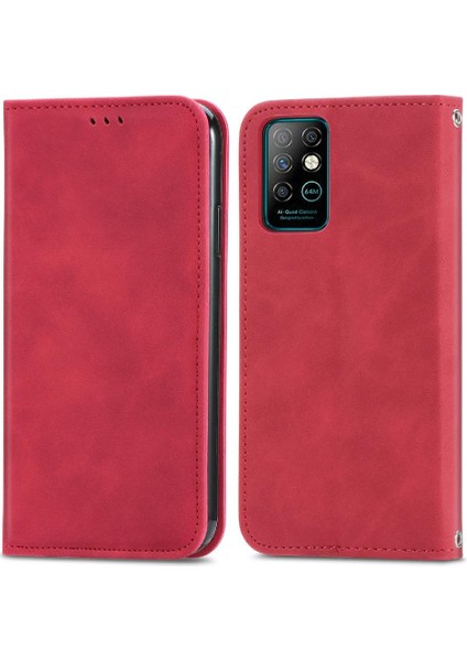 Infinix Not 8 Deri Çanta Basit Iş Cüzdan Kordon Için Kılıf (Yurt Dışından) indirimleri