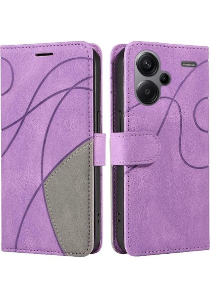 Xiaomi Redmi Not Için Kılıf 13 Pro Artı Kart Yuvası Standı ile Pu Deri (Yurt Dışından)
