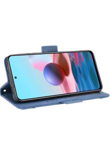 Xiaomi Redmi Not 10S Için Kılıf Ayarlanabilir Ayrılabilir Kart Tutucu Manyetik Kapatma Deri Cüzdan Kapak (Yurt Dışından)