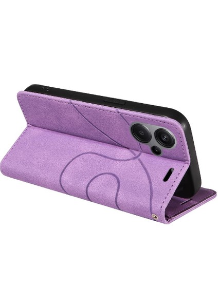 Xiaomi Redmi Not Için Kılıf 13 Pro Artı Kart Yuvası Standı ile Pu Deri (Yurt Dışından)