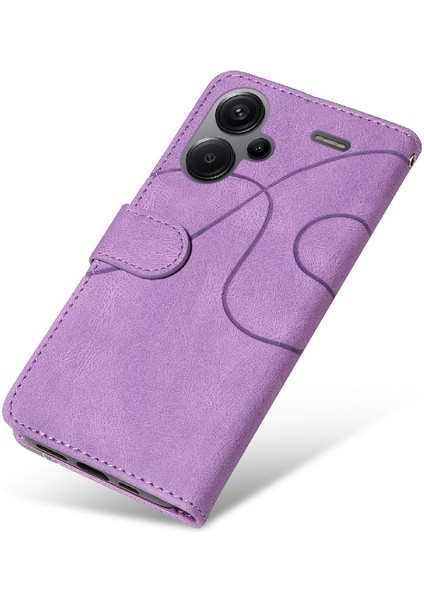 Xiaomi Redmi Not Için Kılıf 13 Pro Artı Kart Yuvası Standı ile Pu Deri (Yurt Dışından)