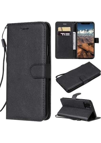 Iphone 11 Için Flip Case Pro Max Yüksek Kaliteli Deri Iş Cüzdan Telefon (Yurt Dışından)