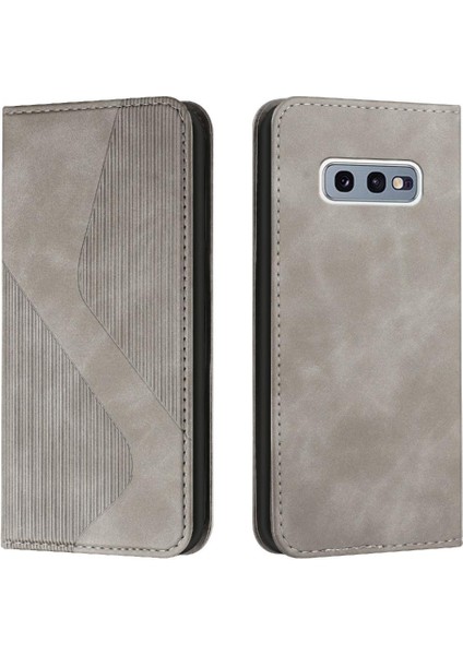 Samsung Galaxy S10E Pu Deri Folio Kapak Cüzdan Kickstand Kart (Yurt Dışından)