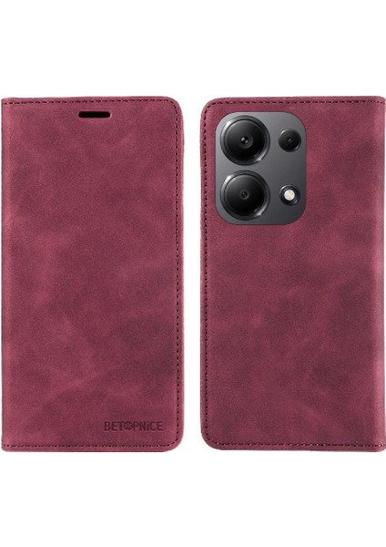 Xiaomi Poco M6 Pro 4g Manyetik Koruyucu Folio Cüzdan Pu Deri Kılıf (Yurt Dışından) fırsatları