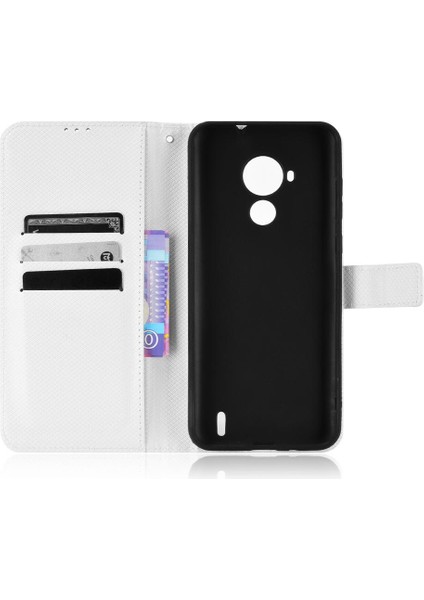 Nokia C30 Manyetik Cüzdan Kapak Kart Tutucu Kickstand Için Kılıf (Yurt Dışından) fırsatları