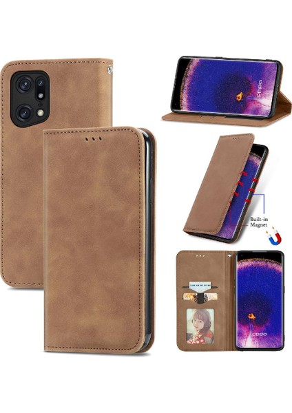 Oppo Bulmak Için Kılıf X5 Deri Kılıf Kordon Fermuar Cüzdan Basit Iş (Yurt Dışından)