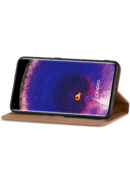 Oppo Bulmak Için Kılıf X5 Deri Kılıf Kordon Fermuar Cüzdan Basit Iş (Yurt Dışından)