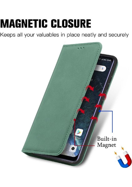 Oukitel C25 Deri Çanta Basit Iş Kordon Cüzdan Fermuar Için Kılıf (Yurt Dışından)