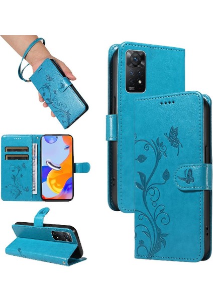 Xiaomi Redmi Not 11 Pro ve Kart Yuvası ile Yüksek Kaliteli Deri (Yurt Dışından)