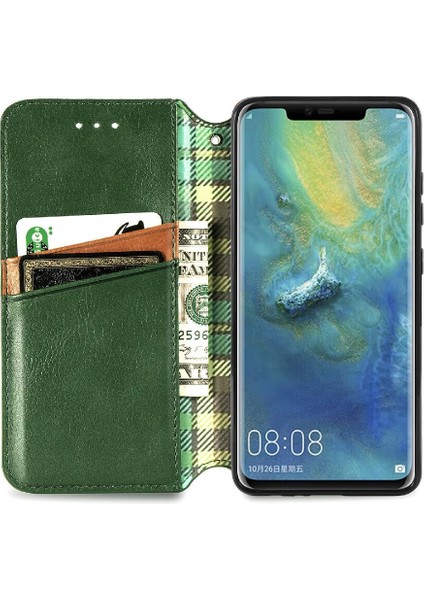 Huawei Mate 20 Için Kılıf Pro Moda Tasarım Cüzdan Fonksiyonu Deri Kılıf (Yurt Dışından)